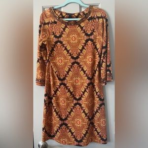 INC Patterned Dress
